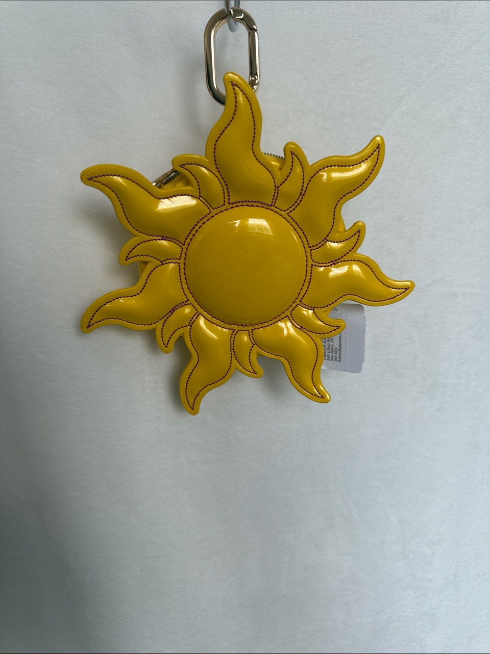 Bath & Body Works Rapunzel Yellow Sun-Shaped Bag Charm